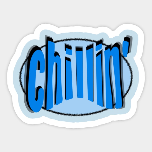 CHILLIN' Sticker by andersonartstudio